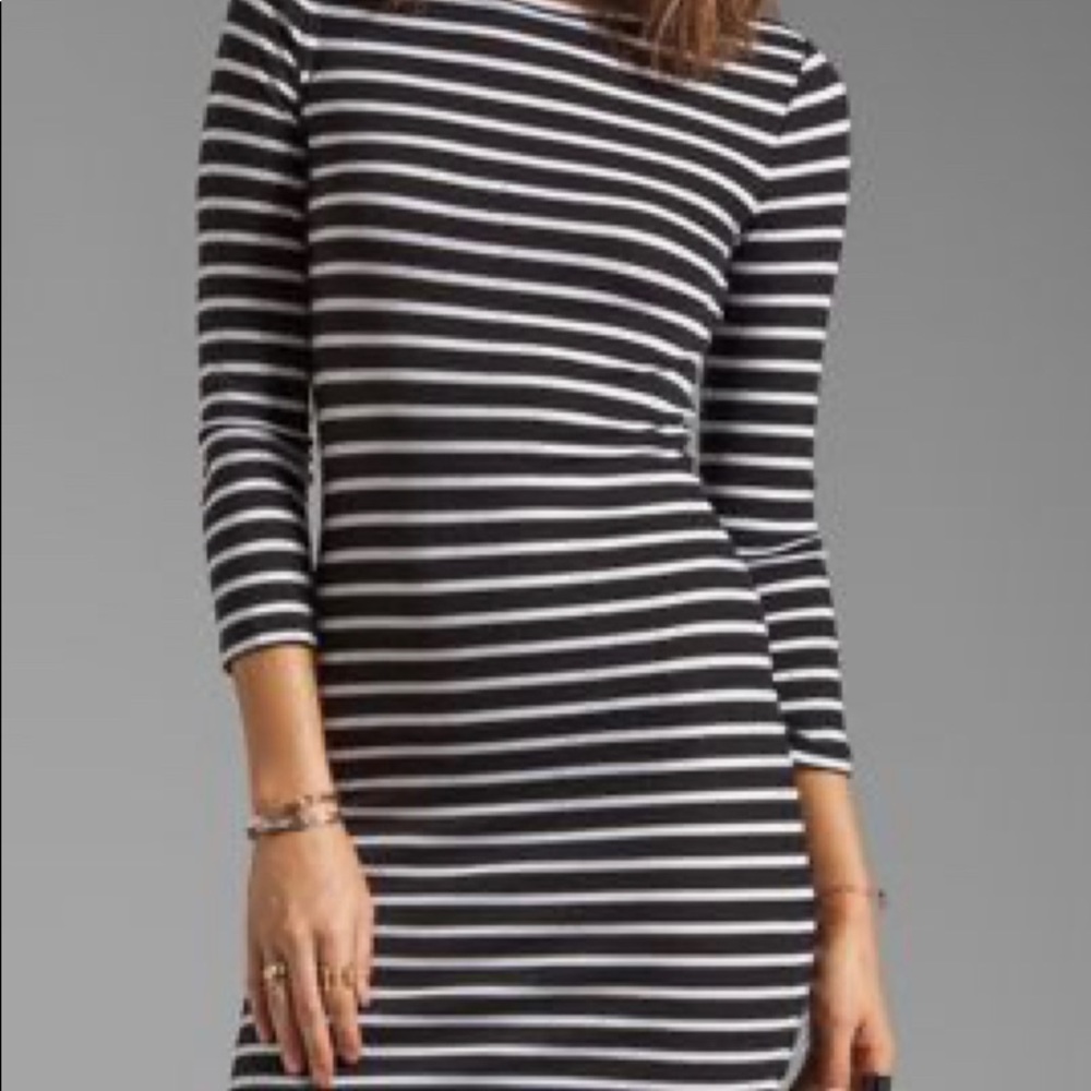Midi stripped dress